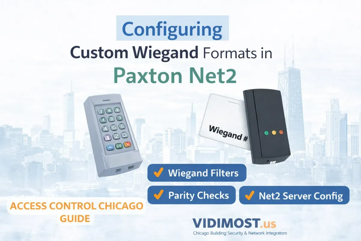 Configuring custom Wiegand formats in Paxton NET2