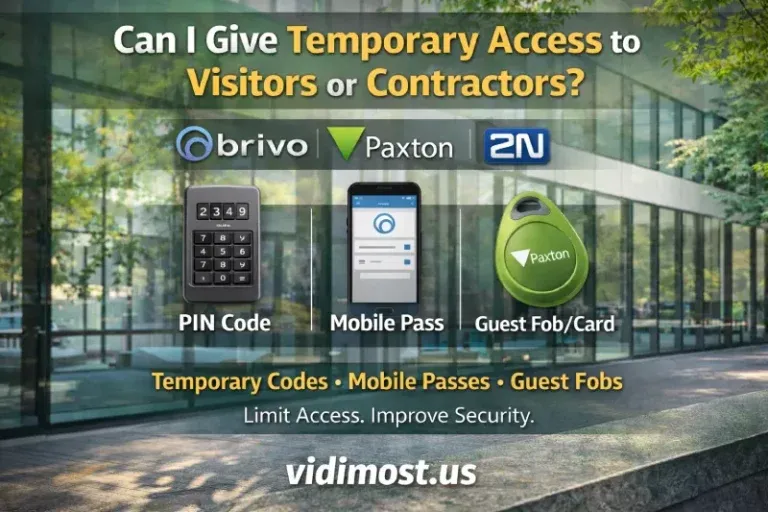 Can I Give Temporary Access to Visitors or Contractors?
