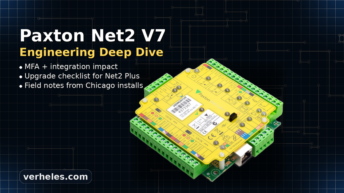 Paxton Net2 v7: An Engineer’s Deep Dive into Upgrades, Dead Batteries, and "Daisy Chains"