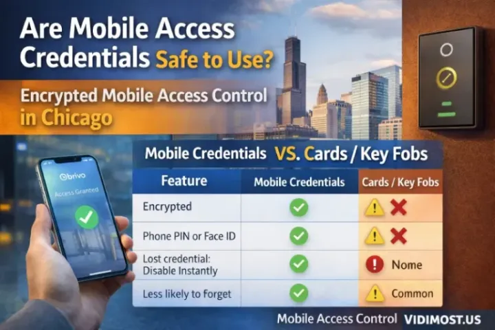 Are Mobile Access Credentials (Phone Apps) Safe to Use? — by Vidimost LLC Chicago security installer