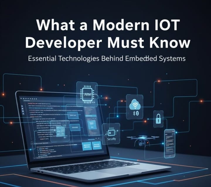 What a Modern IoT Developer Must Know: The Essential Technologies Behind Embedded Systems