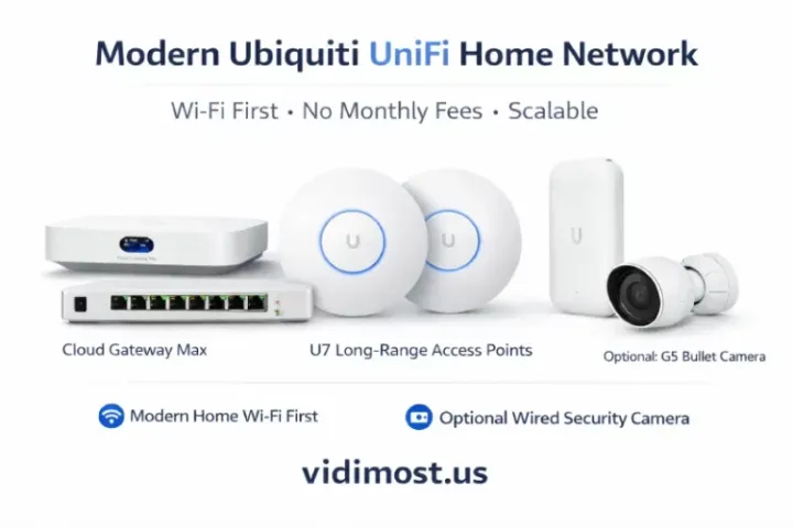 An Affordable Ubiquiti UniFi Home Network for Chicago — by Vidimost LLC Chicago security installer
