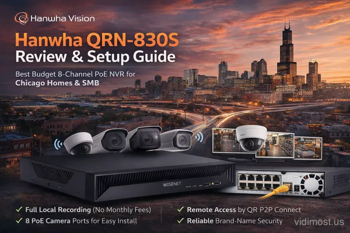 Hanwha Wisenet QRN-830S Review & Setup Guide