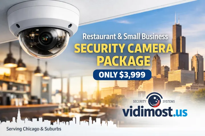 Restaurant & Small Business Security Cameras in Chicago — by Vidimost LLC Chicago security installer