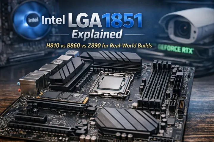 Intel LGA1851 Explained: H810 vs B860 vs Z890 for Workstations, Security Systems, and Small Business